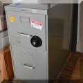 Z04. Steelcase safe file cabinet 